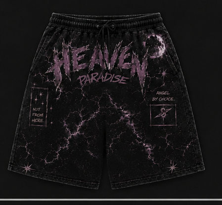 Heavens paradise shorts set